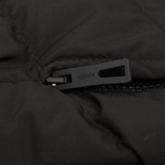 エルメス 23AW セリエ ダウンジャケット サイズ40 ブラック ポリエステル ダウン/フェザー レディース HERMES 【中古】