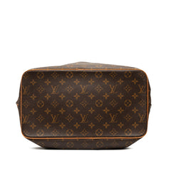 ルイ ヴィトン モノグラム パレルモ GM トートバッグ ショルダーバッグ 2WAY M40146 ブラウン PVC レザー レディース LOUIS VUITTON 【中古】