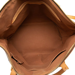 ルイ ヴィトン モノグラム パレルモ GM トートバッグ ショルダーバッグ 2WAY M40146 ブラウン PVC レザー レディース LOUIS VUITTON 【中古】