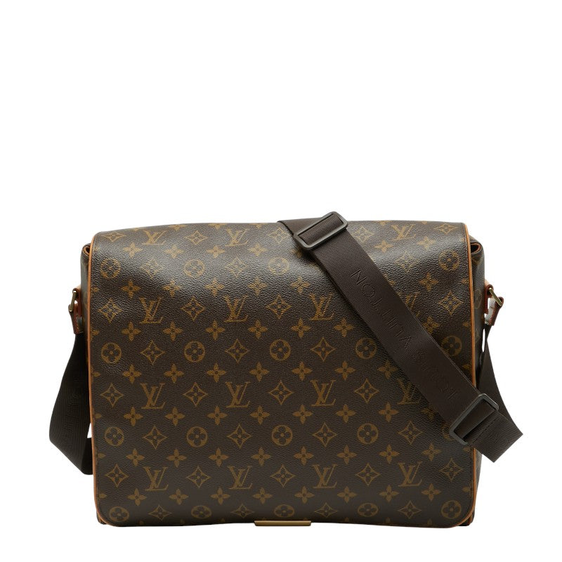 ルイ ヴィトン モノグラム アベス 斜め掛け ショルダーバッグ M45257 ブラウン PVC レザー レディース LOUIS VUITTON 【中古】