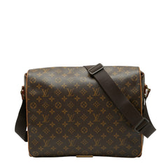 ルイ ヴィトン モノグラム アベス 斜め掛け ショルダーバッグ M45257 ブラウン PVC レザー レディース LOUIS VUITTON 【中古】