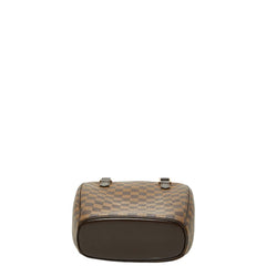 ルイ ヴィトン ダミエ サリアソー ハンドバッグ N51482 ブラウン レザー レディース LOUIS VUITTON 【中古】
