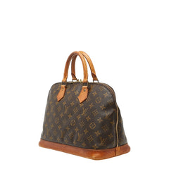 ルイ ヴィトン モノグラム アルマPM ハンドバッグ M51130 ブラウン PVC レザー レディース LOUIS VUITTON 【中古】