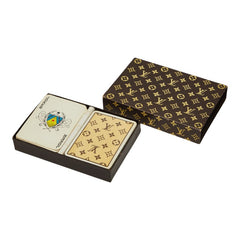 ルイ ヴィトン モノグラム トランプ 2セット ブラウン ベージュ 紙 ユニセックス LOUIS VUITTON 【中古】