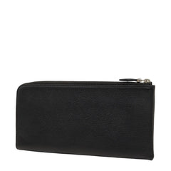 トッズ L字ファスナー 長財布 ブラック レザー レディース TOD’S 【中古】