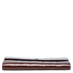 ルイ ヴィトン モノグラム ヴェルニ ポルトフォイユ サラ 長財布 パープル パテントレザー レディース LOUIS VUITTON 中古