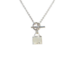 エルメス バーキン アミュレット チェーン ペンダント ネックレス SV925 シルバー レディース HERMES 中古