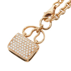 エルメス K18PG ピンクゴールド 750 ダイヤ0.58ct アミュレット コンスタンス ST ブレスレット レディース HERMES 中古