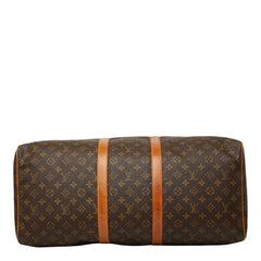 ルイ ヴィトン モノグラム キーポル55 ボストンバッグ トラベルバッグ M41424 ブラウン PVC レザー レディース LOUIS VUITTON 【中古】