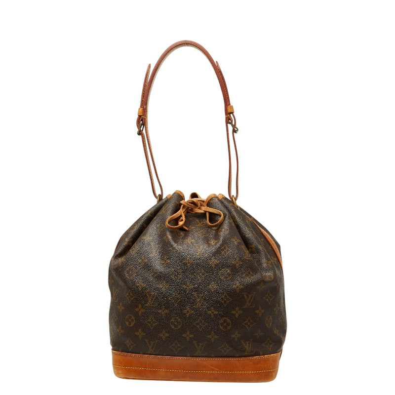 ルイ ヴィトン モノグラム ノエ ショルダーバッグ M42224 ブラウン PVC レザー レディース LOUIS VUITTON 【中古】