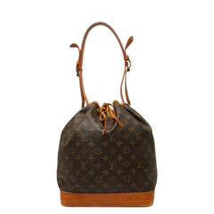 ルイ ヴィトン モノグラム ノエ ショルダーバッグ M42224 ブラウン PVC レザー レディース LOUIS VUITTON 【中古】