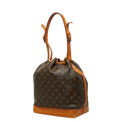 ルイ ヴィトン モノグラム ノエ ショルダーバッグ M42224 ブラウン PVC レザー レディース LOUIS VUITTON 【中古】
