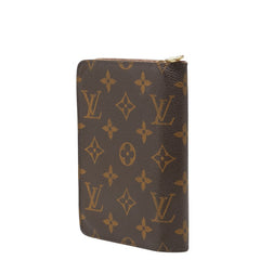 ルイ ヴィトン モノグラム ポルトパピエ 二つ折り財布 M61207 ブラウン PVC レザー レディース LOUIS VUITTON 【中古】