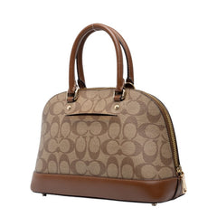 コーチ シグネチャー ハンドバッグ ショルダーバッグ 2WAY F27583 ベージュ PVC レザー レディース COACH 中古