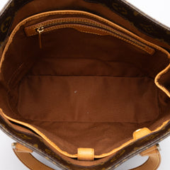 ルイ ヴィトン モノグラム ヴァヴァンGM トートバッグ ショルダーバッグ M51170 ブラウン PVC レザー レディース LOUIS VUITTON 中古