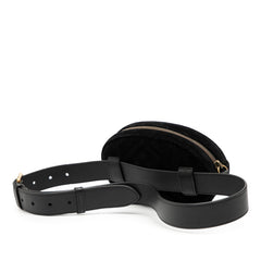 グッチ GGマーモント キルティング ボディバッグ ウエストバッグ 476434 ブラック ベロア レザー レディース GUCCI 【中古】
