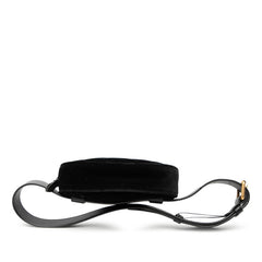 グッチ GGマーモント キルティング ボディバッグ ウエストバッグ 476434 ブラック ベロア レザー レディース GUCCI 【中古】