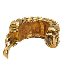 シャネル ココマーク チェーン イヤリング ゴールド メッキ レディース CHANEL 【中古】