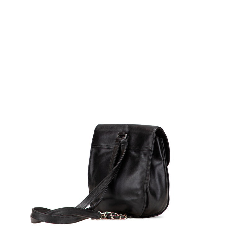 シャネル ココマーク チェーン リュック バックパック ブラック ラムスキン レディース CHANEL 【中古】
