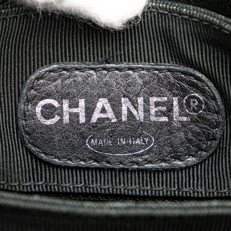 シャネル ココマーク チェーン リュック バックパック ブラック ラムスキン レディース CHANEL 【中古】