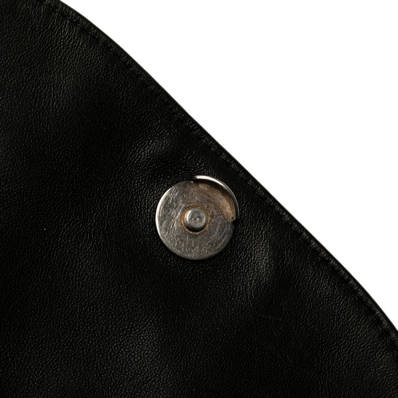 シャネル ココマーク チェーン リュック バックパック ブラック ラムスキン レディース CHANEL 【中古】