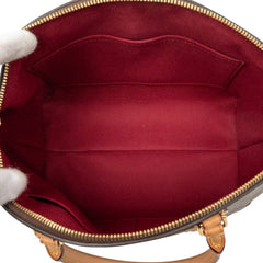 ルイ ヴィトン モノグラム ボエシNM PM ハンドバッグ ショルダーバッグ 2WAY M45986 ブラウン PVC レザー レディース LOUIS VUITTON 【中古】
