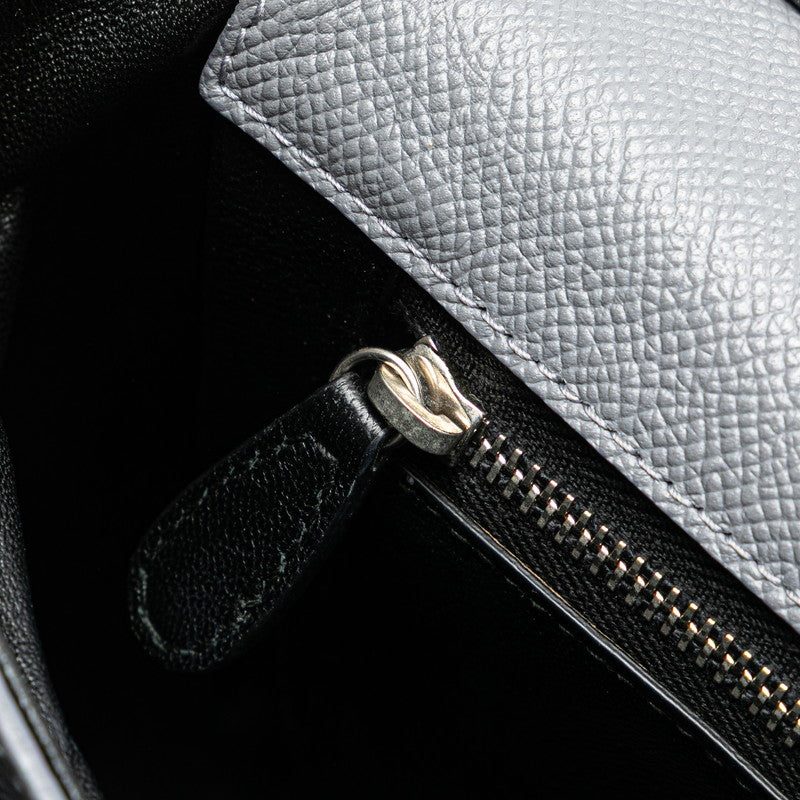 バレンシアガ ヴィル デイバッグ 斜め掛け ショルダーバッグ 542207 グレー レザー レディース BALENCIAGA 【中古】