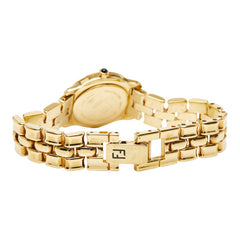 フェンディ チェンジベゼル 腕時計 850L クオーツ ブラック文字盤 ステンレススチール レディース FENDI 【中古】