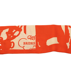 エルメス ツイリー BRIDES de GALA スカーフ オレンジ ベージュ シルク レディース HERMES 【中古】