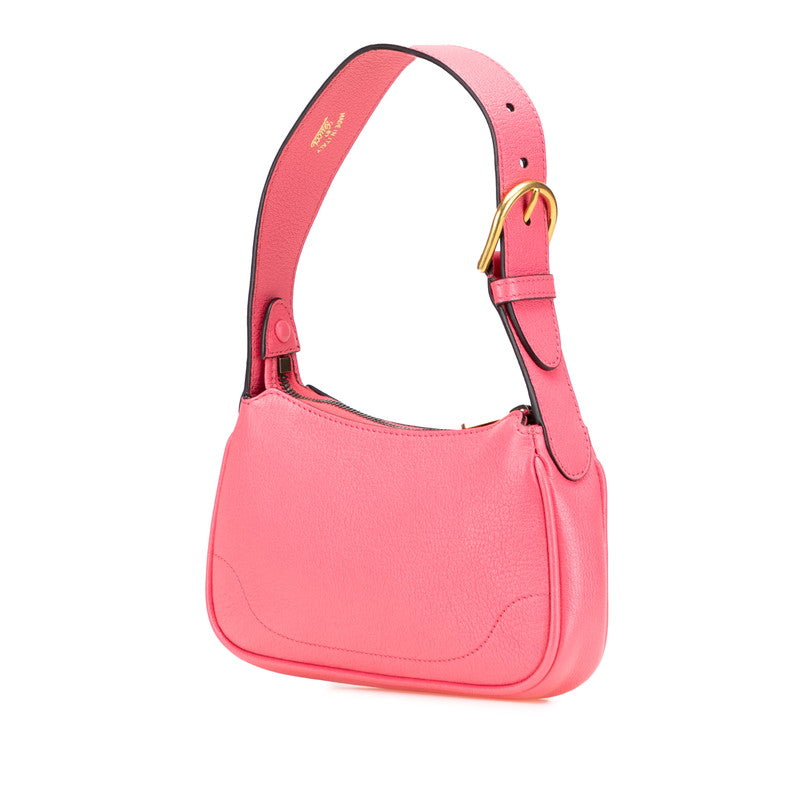 グッチ アフロディーテ GGマーモント ハンドバッグ ワンショルダーバッグ 739076 ピンク レザー レディース GUCCI 【中古】