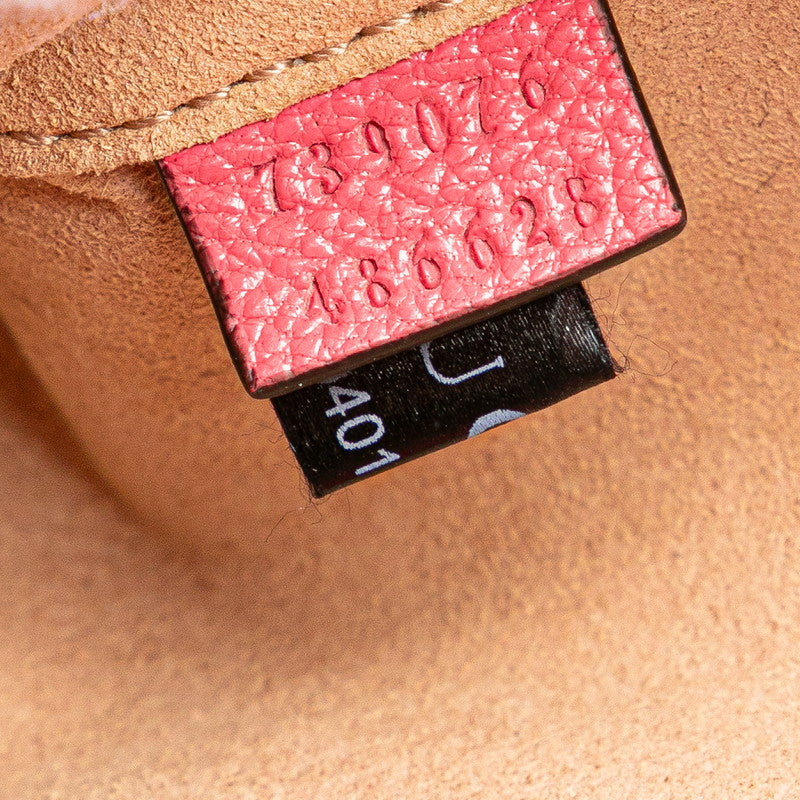 グッチ アフロディーテ GGマーモント ハンドバッグ ワンショルダーバッグ 739076 ピンク レザー レディース GUCCI 【中古】