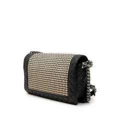シャネル ココマーク ボーイシャネル チェーン ショルダーバッグ ブラック ベージュ ラムスキン レディース CHANEL 【中古】