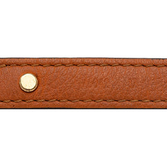 ルイ ヴィトン モノグラム ブラスレ エセンシャルV ブレスレット M6042 ブラウン ゴールド PVC レザー レディース LOUIS VUITTON 【中古】