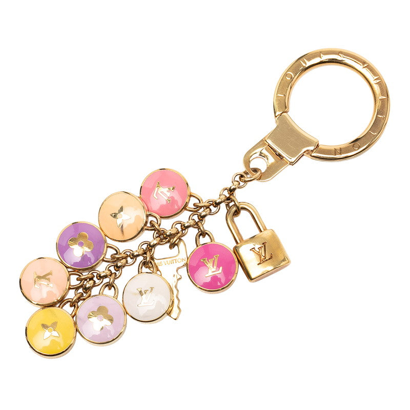 ルイ ヴィトン ポルトクレ パスティーユ キーホルダー バッグチャーム M65381 マルチカラー メッキ レディース LOUIS VUITTON 【中古】