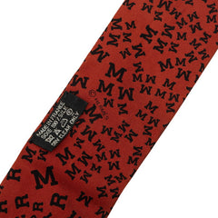 エルメス ツイリー ロゴ アルファベット スカーフ ブラウン シルク レディース HERMES 中古