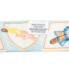 エルメス ツイリー FUNNY ICE CREAM ファニーアイスクリーム スカーフ ブルー マルチカラー シルク レディース HERMES 【中古】