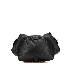 シャネル マトラッセ チェーン リュック バックパック A65834 ブラック ラムスキン レディース CHANEL 【中古】