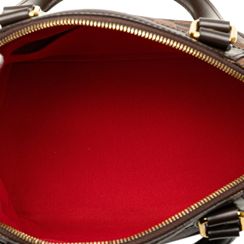 ルイ ヴィトン ダミエ ヴェローナPM ハンドバッグ N41117 ブラウン PVC レザー レディース LOUIS VUITTON 【中古】