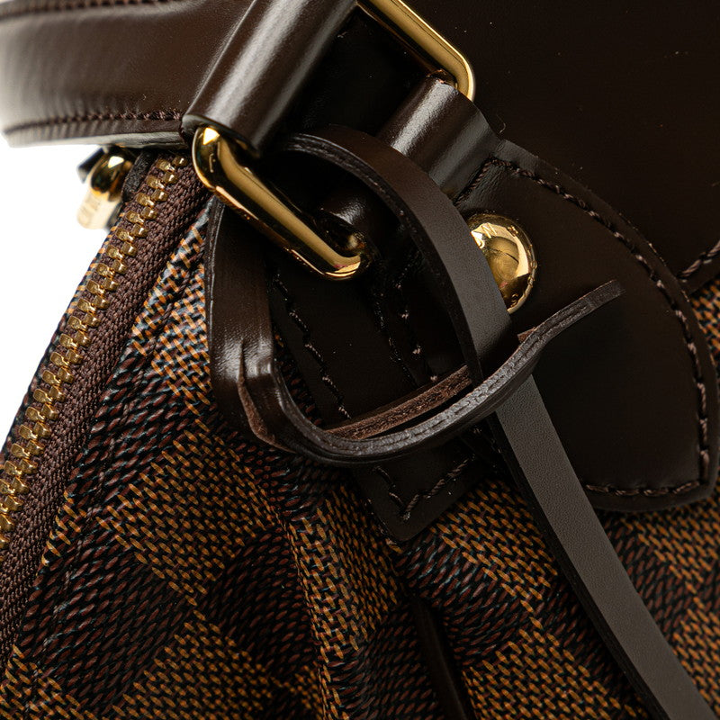 ルイ ヴィトン ダミエ ヴェローナPM ハンドバッグ N41117 ブラウン PVC レザー レディース LOUIS VUITTON 【中古】