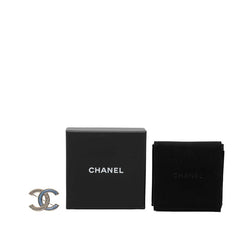 シャネル ココマーク ブローチ ゴールド ブルー メッキ ラインストーン レディース CHANEL 中古