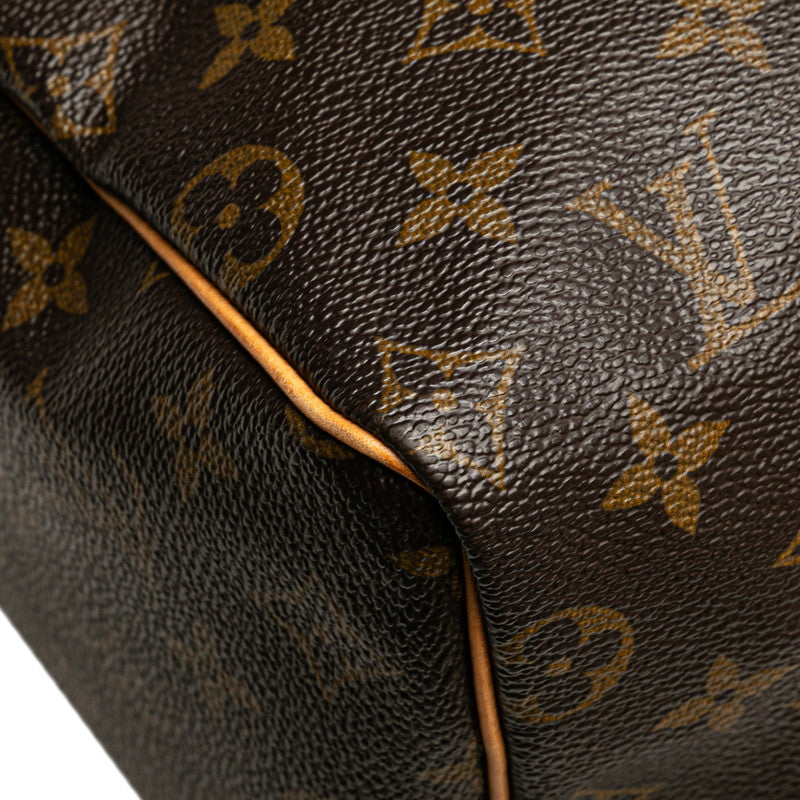 ルイ ヴィトン モノグラム スピーディ25 ミニボストンバッグ ハンドバッグ M41528 ブラウン PVC レザー レディース LOUIS VUITTON 【中古】