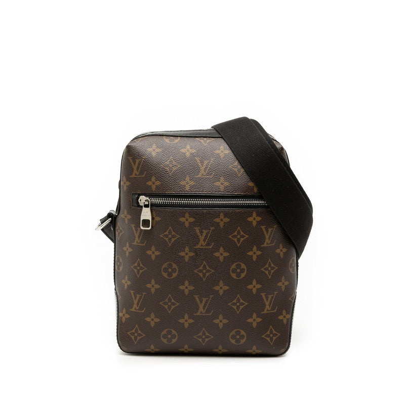 ルイ ヴィトン モノグラム マカサー トーレスPM 斜め掛け ショルダーバッグ M40635 ブラウン PVC レザー レディース LOUIS VUITTON 【中古】
