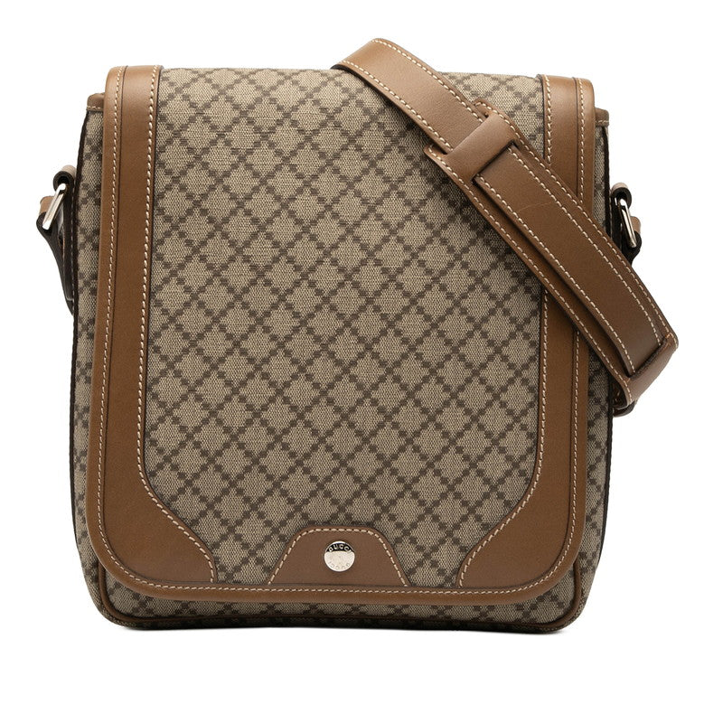 グッチ ディアマンテ 斜めがけ ショルダー 295679 ベージュ PVC レザー レディース GUCCI 【中古】