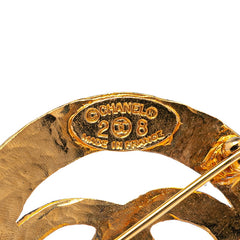 シャネル ヴィンテージ ココマーク ブローチ ゴールド メッキ レディース CHANEL 【中古】