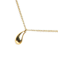 ティファニー エルサ ペレッティ ティアドロップ ネックレス K18YG イエローゴールド レディース TIFFANY&Co. 【中古】