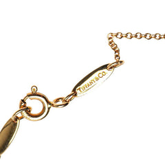 ティファニー エルサ ペレッティ ティアドロップ ネックレス K18YG イエローゴールド レディース TIFFANY&Co. 【中古】