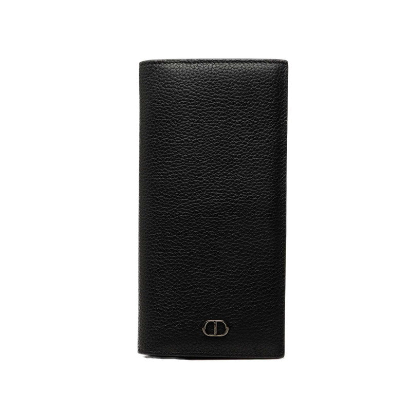 ディオール オム 長財布 ブラック レザー メンズ DIOR HOMME 中古