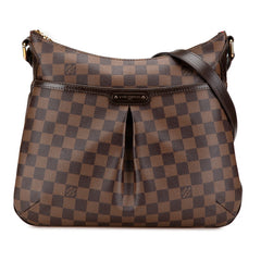 ルイ ヴィトン ダミエ ブルームズベリPM 斜め掛け ショルダーバッグ N42251 ブラウン PVC レザー レディース LOUIS VUITTON 【中古】