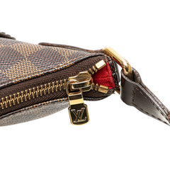 ルイ ヴィトン ダミエ ブルームズベリPM 斜め掛け ショルダーバッグ N42251 ブラウン PVC レザー レディース LOUIS VUITTON 【中古】