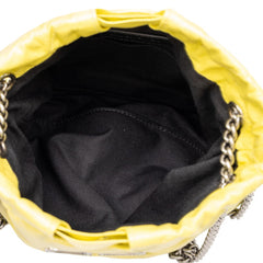 バレンシアガ クラッシュ トートXS チェーン トートバッグ ショルダーバッグ 781796 イエロー レザー レディース BALENCIAGA 中古